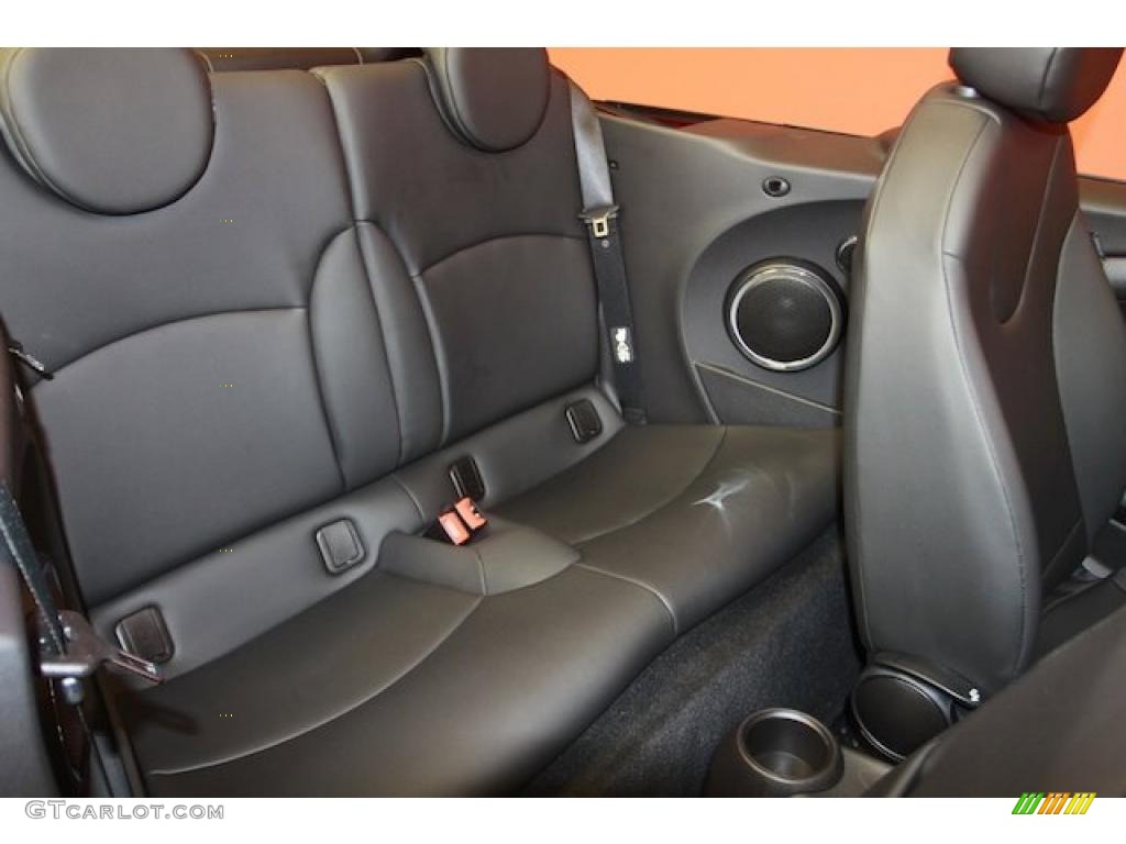 Carbon Black Interior 2011 Mini Cooper Convertible Photo #39635538