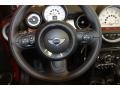 Carbon Black 2011 Mini Cooper Convertible Steering Wheel