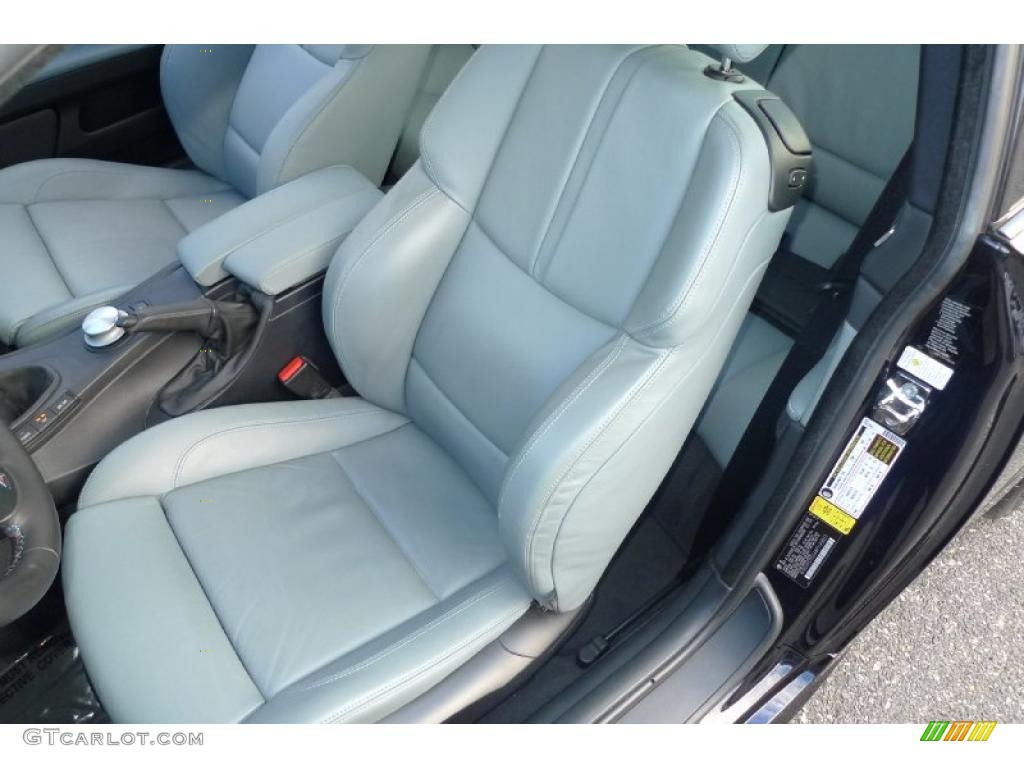 Silver Novillo Leather Interior 2008 BMW M3 Coupe Photo #39635634