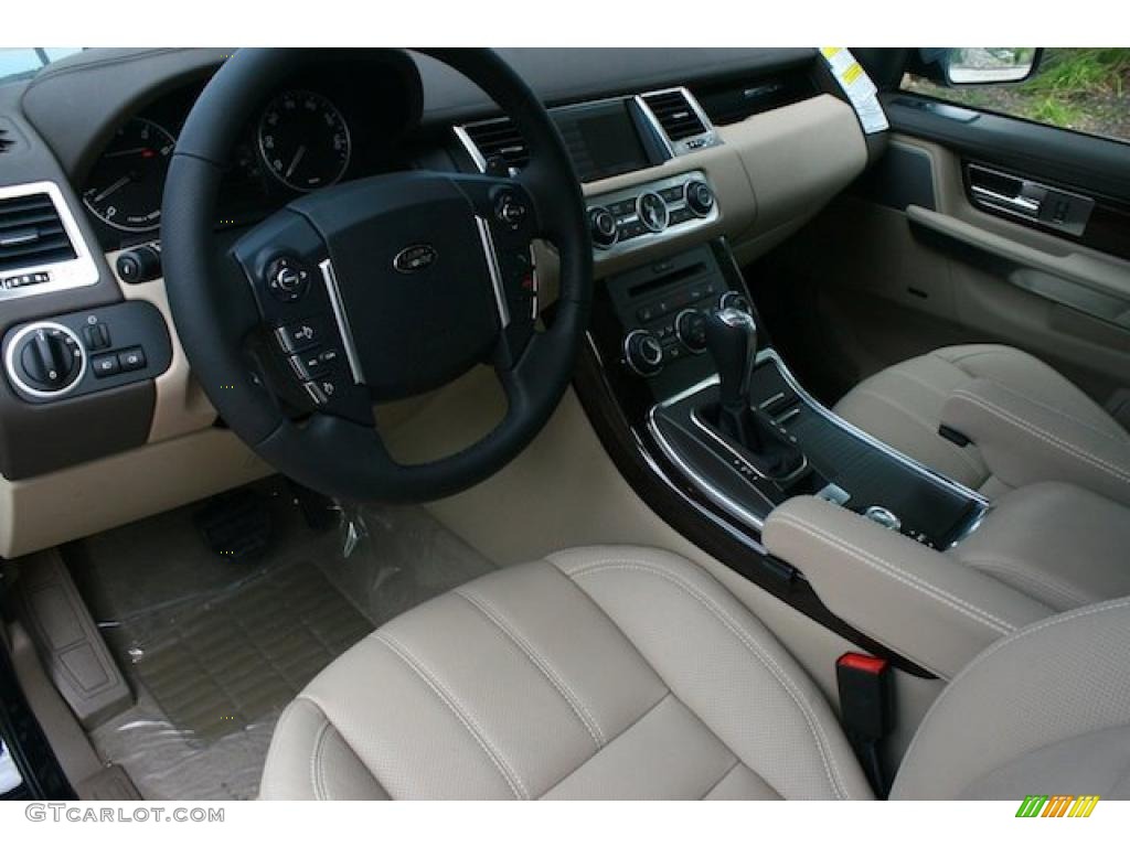 Almond/Nutmeg Interior 2011 Land Rover Range Rover Sport Supercharged Photo #39635738