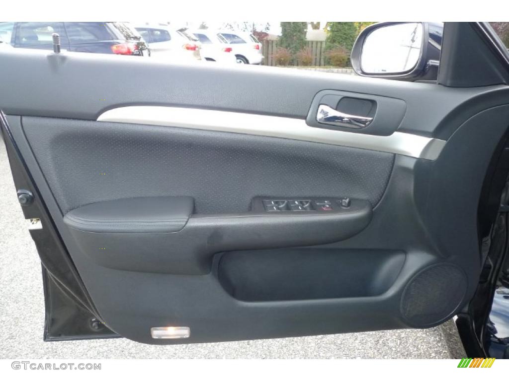 2004 Acura TSX Sedan Ebony Door Panel Photo #39637226