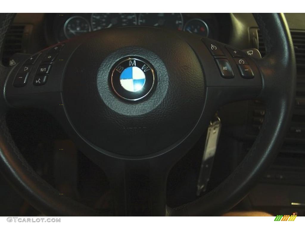 2004 3 Series 330i Coupe - Jet Black / Black photo #12