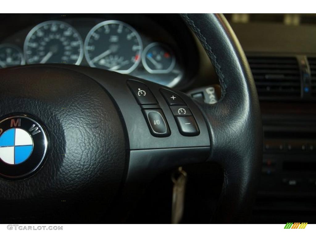 2004 3 Series 330i Coupe - Jet Black / Black photo #13