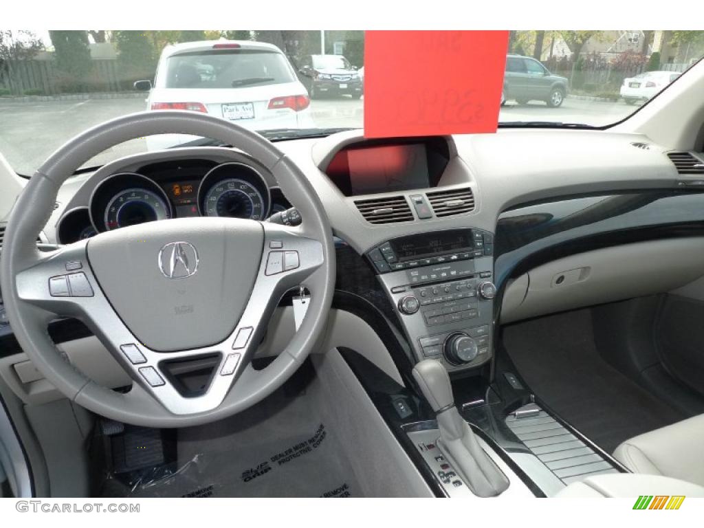 2009 Acura MDX Technology Taupe Dashboard Photo #39639415