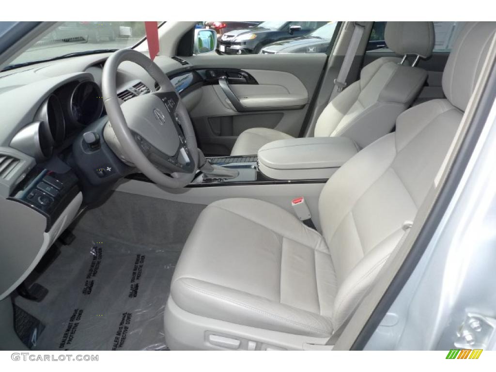 Taupe Interior 2009 Acura MDX Technology Photo #39639431