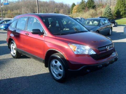 Tango Red Pearl Honda CR-V in 2009. Tango Red Pearl