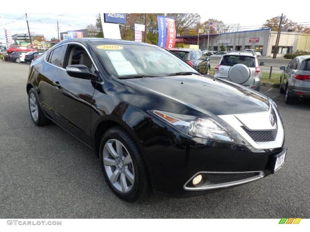 2010 ZDX AWD Technology - Crystal Black Pearl / Taupe photo #1