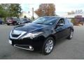 Crystal Black Pearl 2010 Acura ZDX AWD Technology Exterior