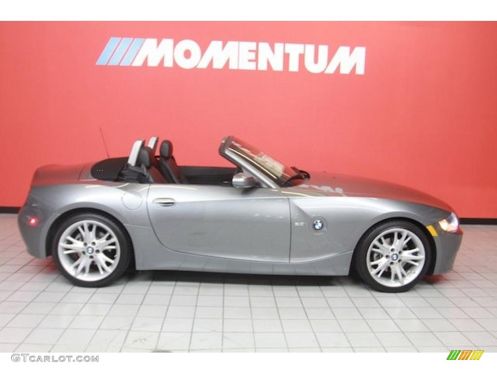 2008 Z4 3.0i Roadster - Space Grey Metallic / Black photo #1