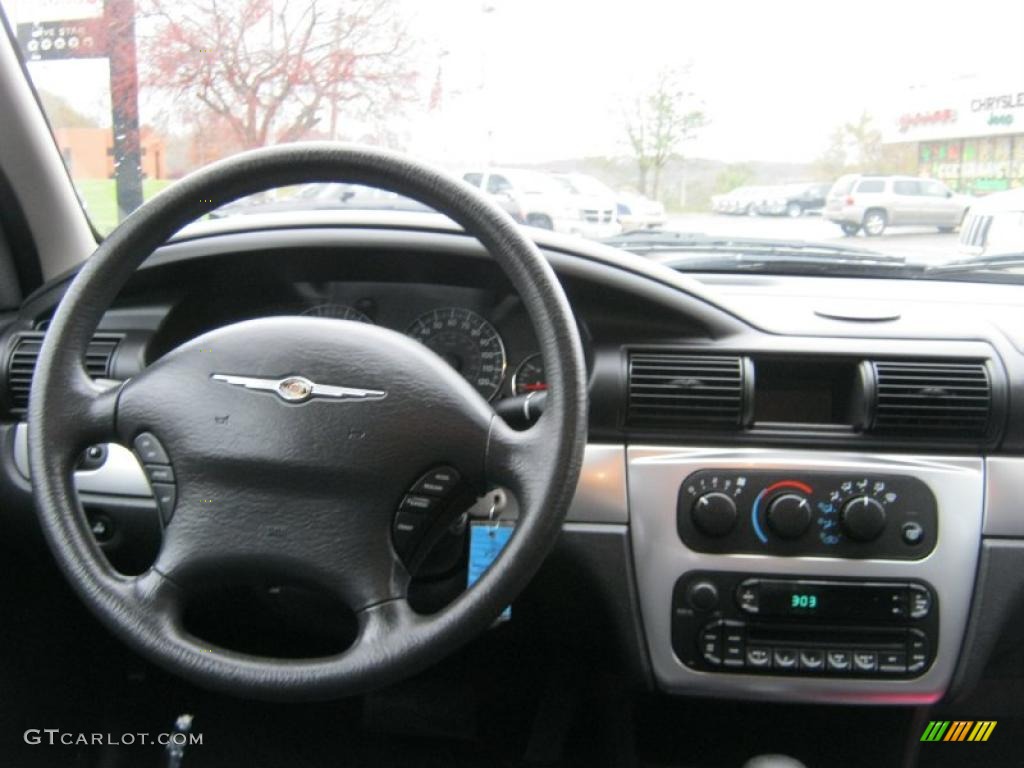 2006 Chrysler Sebring Touring Sedan Dark Slate Gray Dashboard Photo #39642315