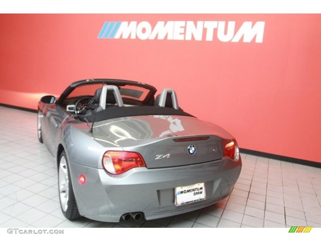 2008 Z4 3.0i Roadster - Space Grey Metallic / Black photo #25