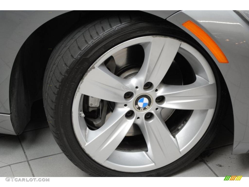 2008 3 Series 335i Coupe - Space Grey Metallic / Black photo #3