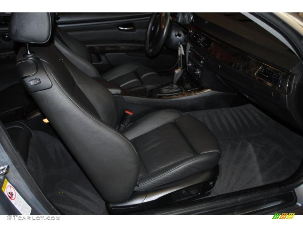 2008 3 Series 335i Coupe - Space Grey Metallic / Black photo #5