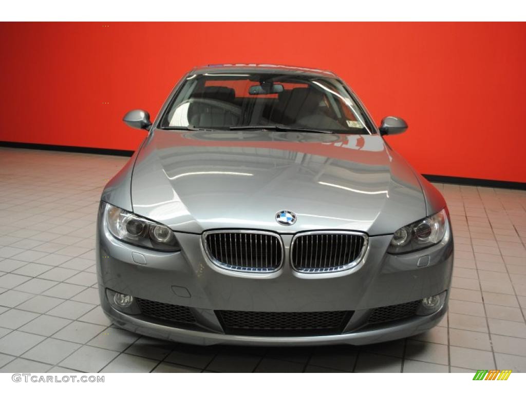 2008 3 Series 335i Coupe - Space Grey Metallic / Black photo #10