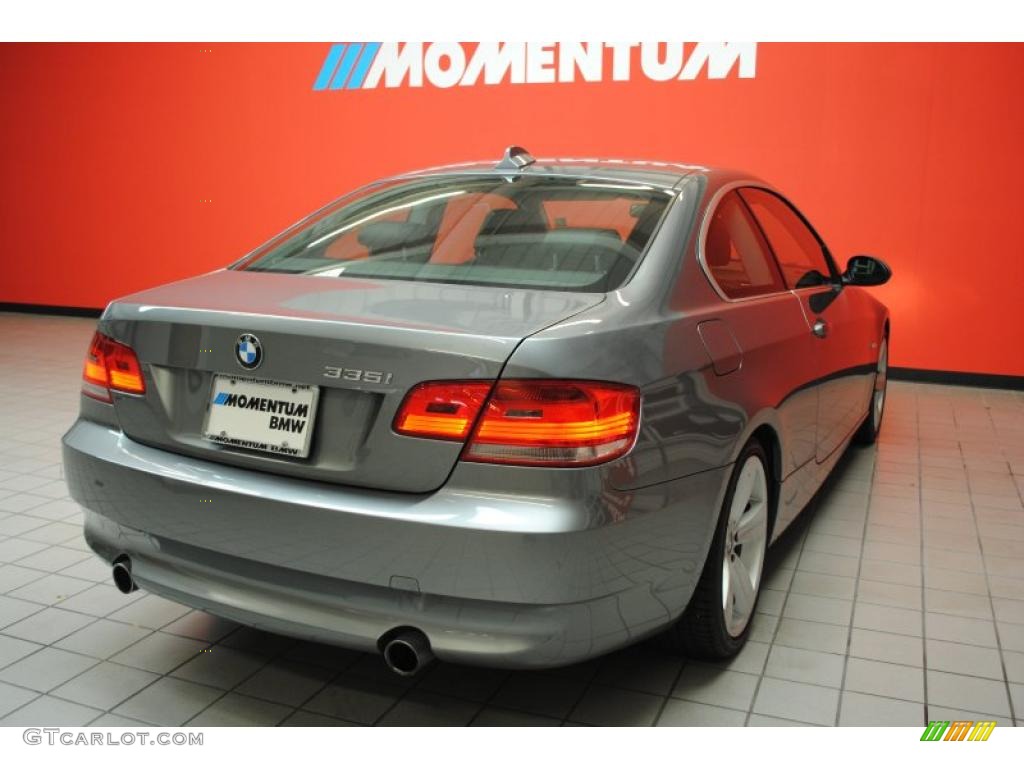 2008 3 Series 335i Coupe - Space Grey Metallic / Black photo #17