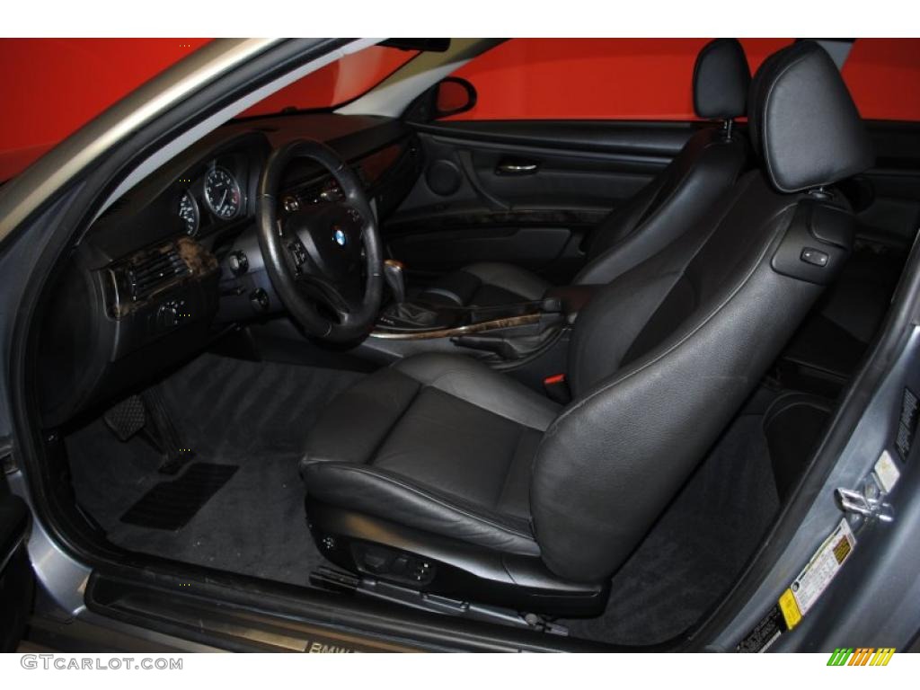 2008 3 Series 335i Coupe - Space Grey Metallic / Black photo #19