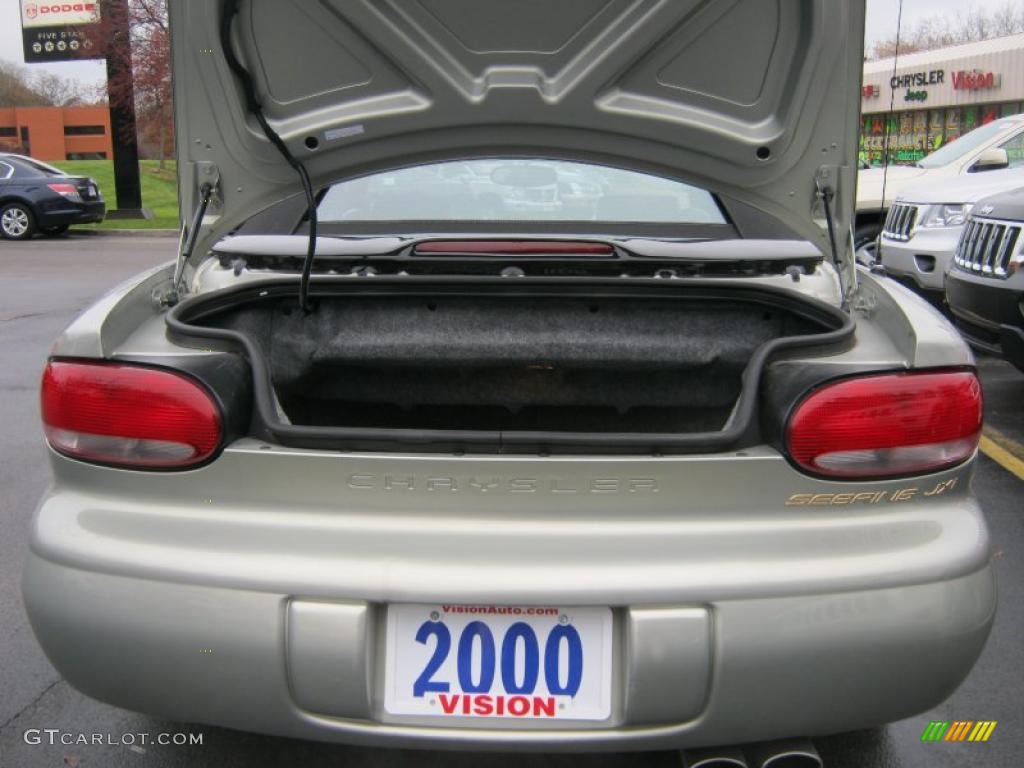 2000 Sebring JXi Convertible - Light Cypress Green Metallic / Agate photo #6