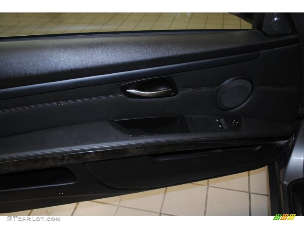 2008 3 Series 335i Coupe - Space Grey Metallic / Black photo #24