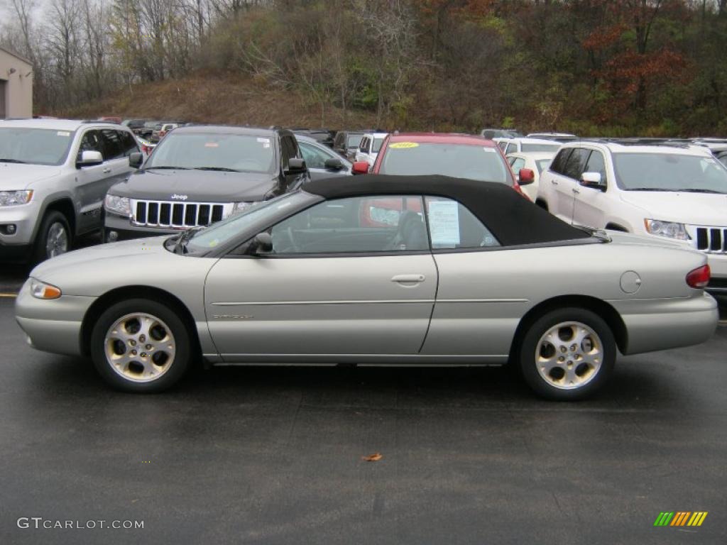 2000 Sebring JXi Convertible - Light Cypress Green Metallic / Agate photo #12