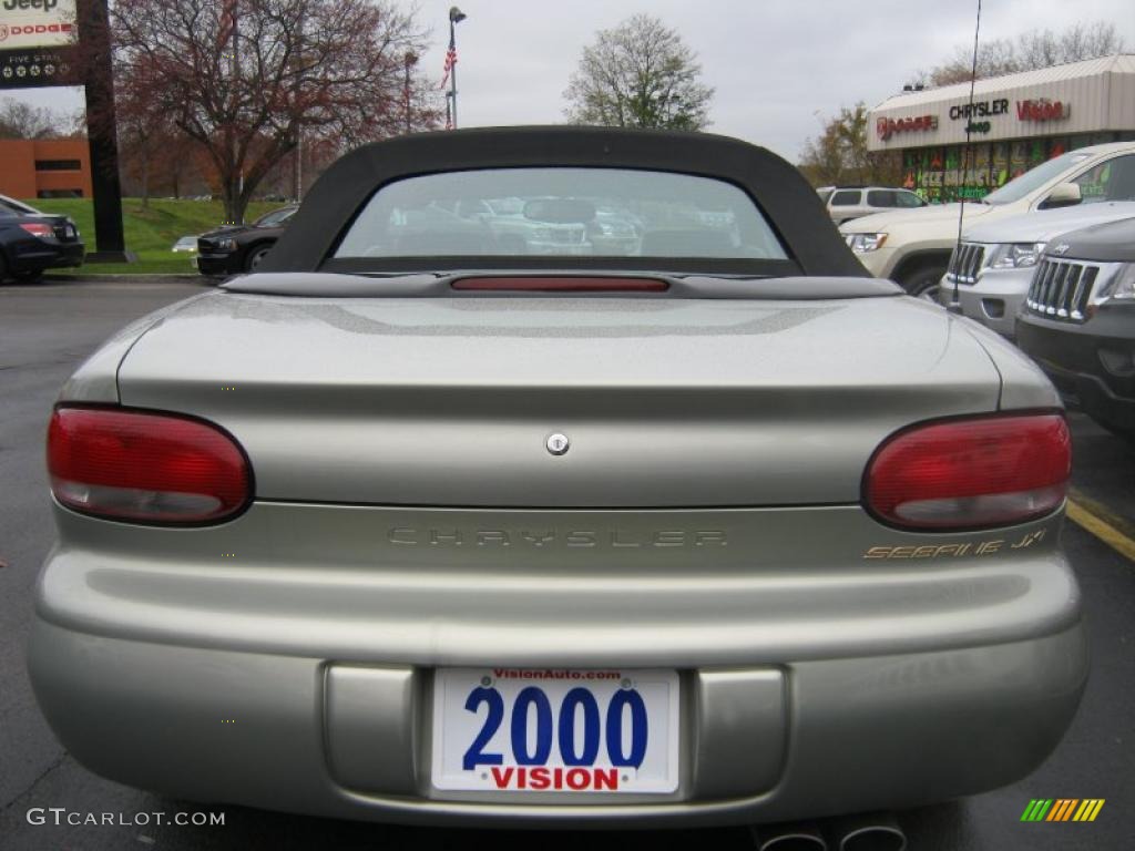 2000 Sebring JXi Convertible - Light Cypress Green Metallic / Agate photo #14