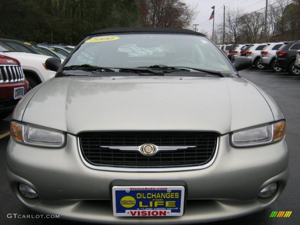 2000 Sebring JXi Convertible - Light Cypress Green Metallic / Agate photo #16