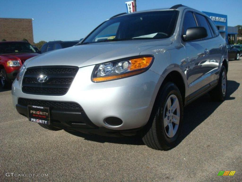 Bright Silver 2009 Hyundai Santa Fe GLS Exterior Photo #39644259