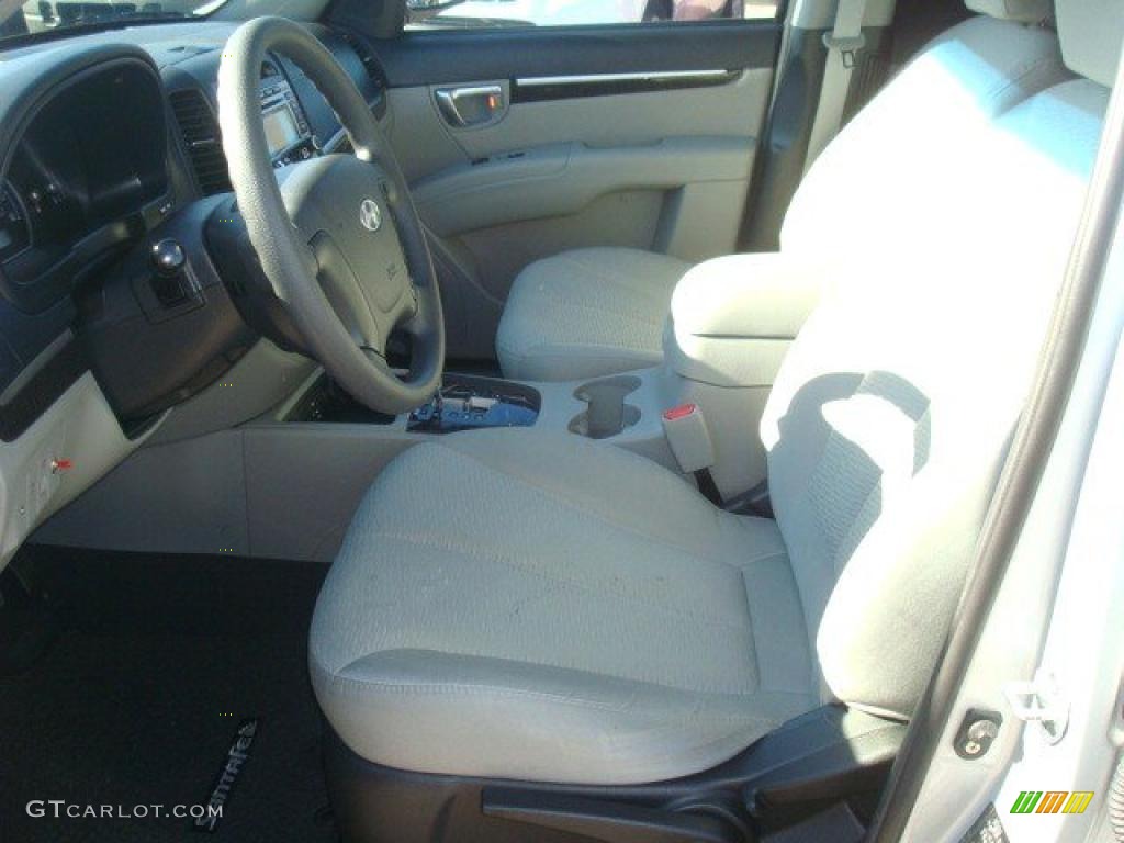Gray Interior 2009 Hyundai Santa Fe GLS Photo #39644355