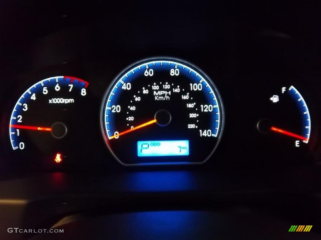 2010 Hyundai Elantra GLS Gauges Photo #39645332