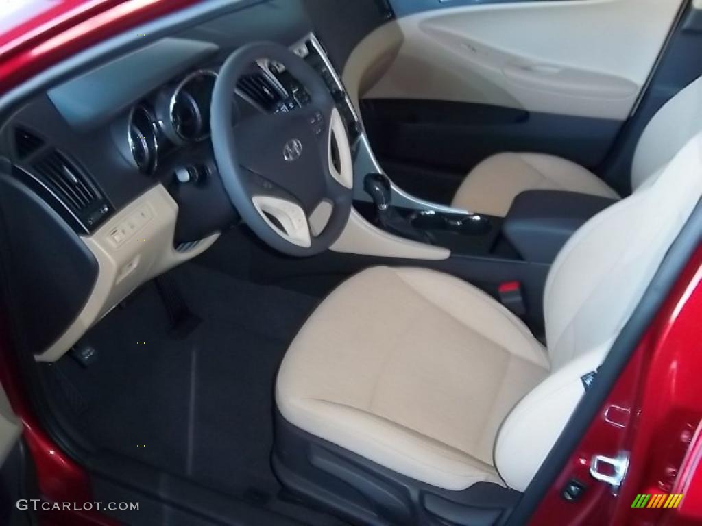 2011 Sonata GLS - Venetian Red / Camel photo #12