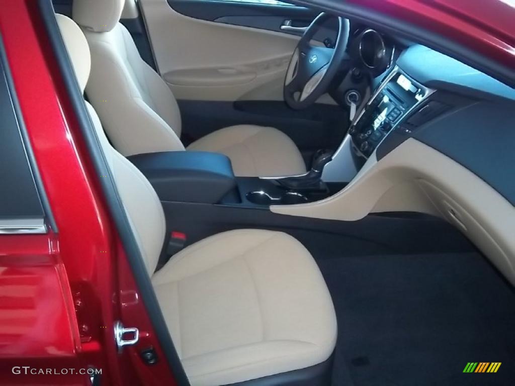 2011 Sonata GLS - Venetian Red / Camel photo #18