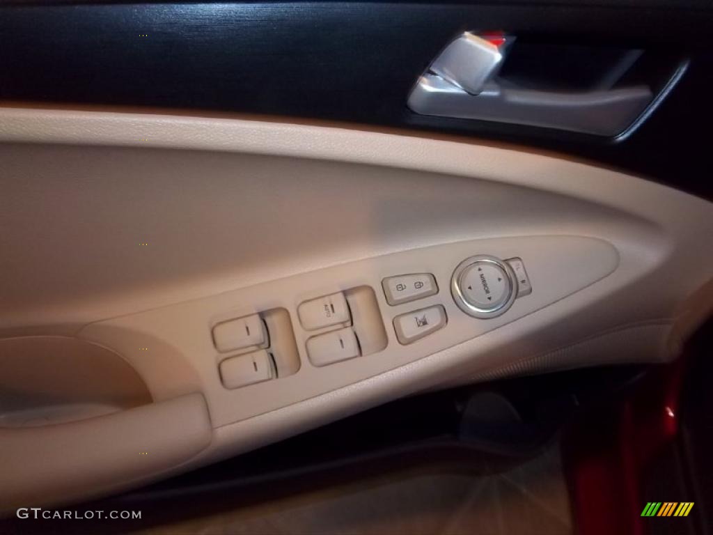2011 Sonata GLS - Venetian Red / Camel photo #15