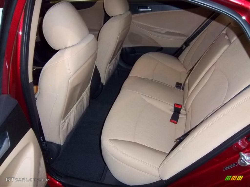 2011 Sonata GLS - Venetian Red / Camel photo #16