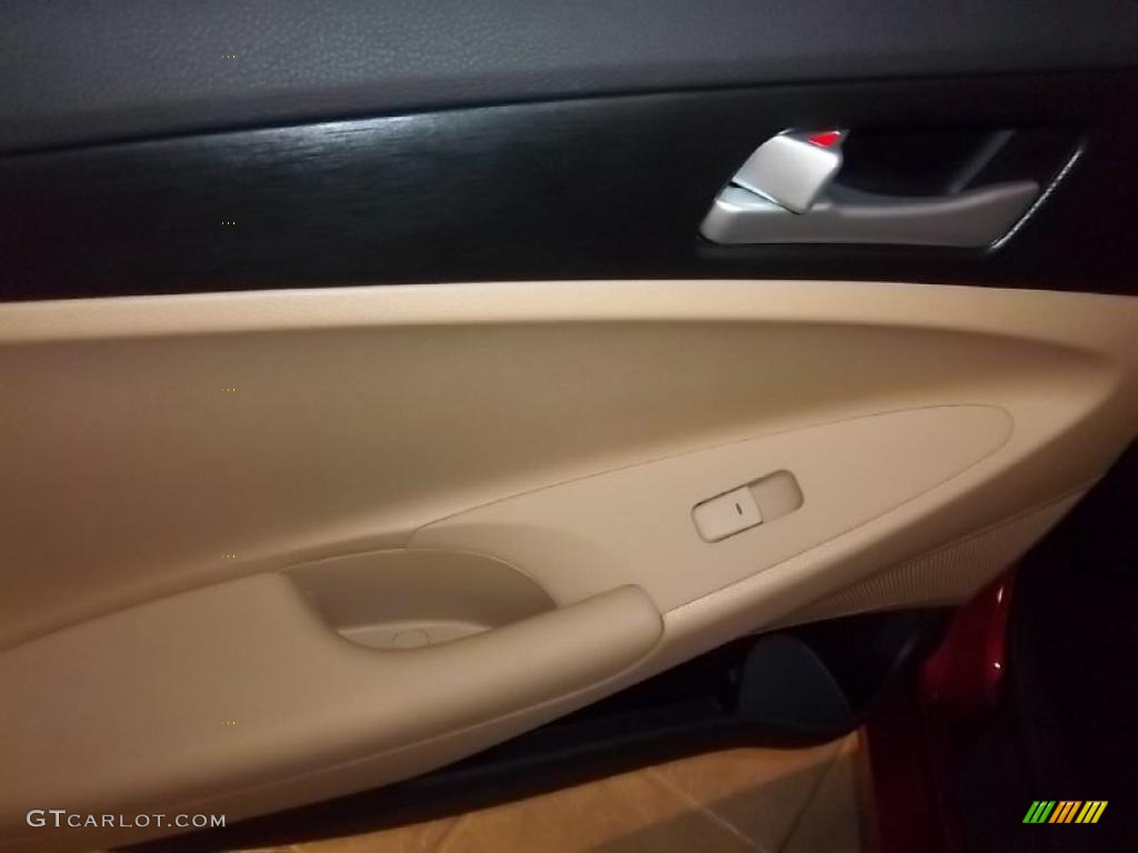 2011 Sonata GLS - Venetian Red / Camel photo #18