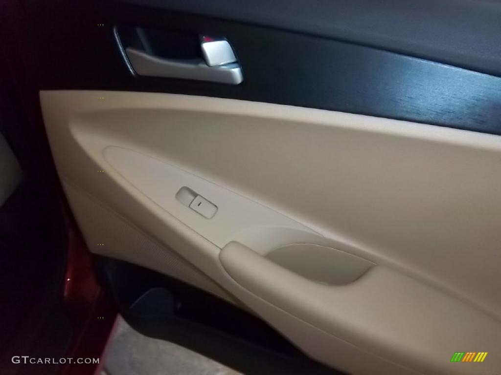 2011 Sonata GLS - Venetian Red / Camel photo #24