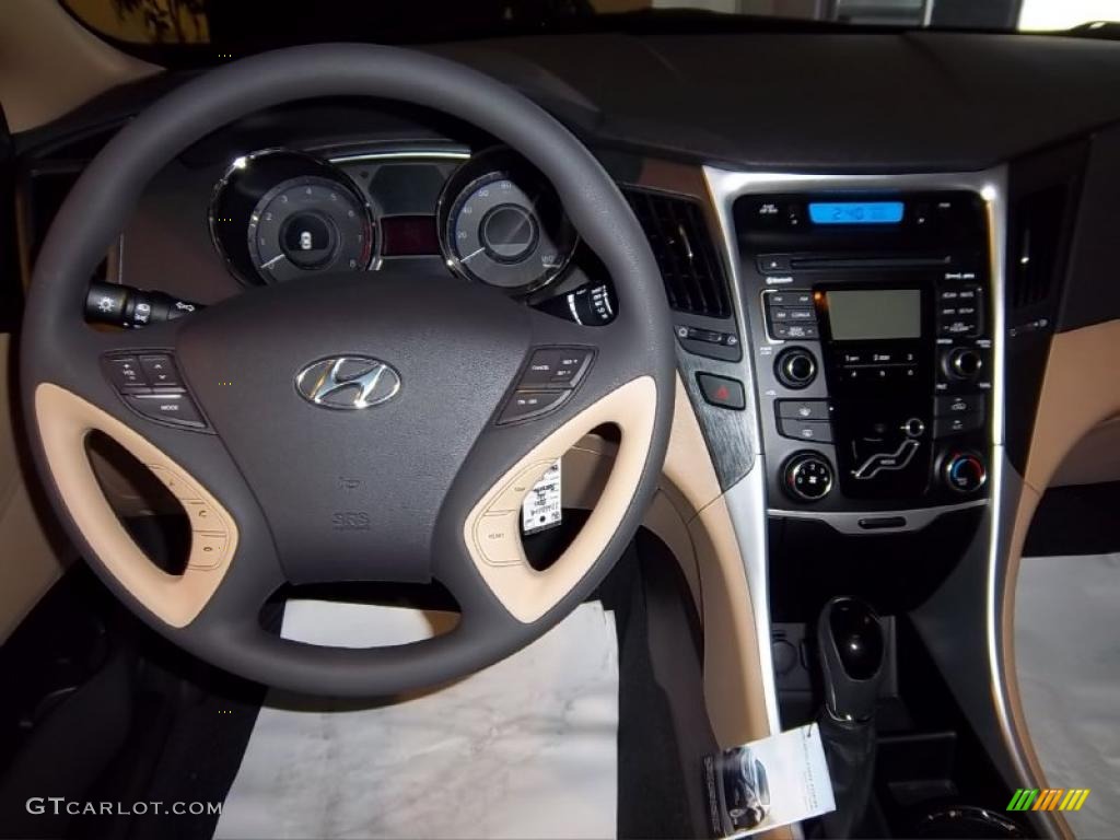 2011 Sonata GLS - Venetian Red / Camel photo #25