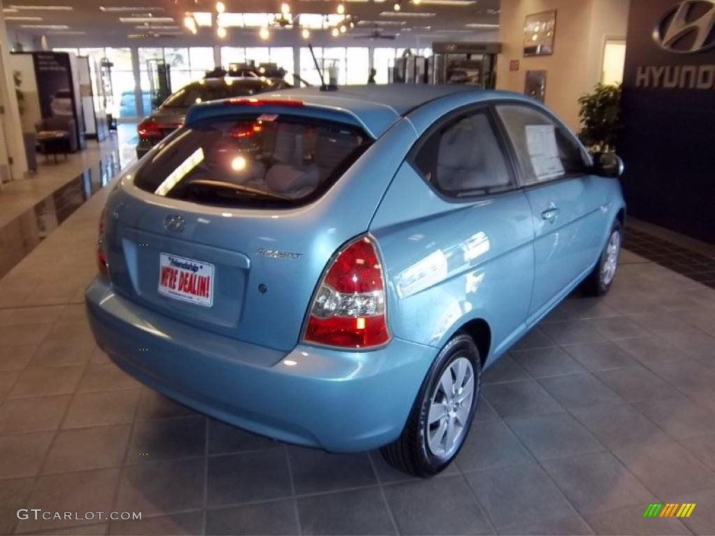 2011 Accent GS 3 Door - Ice Blue / Gray photo #6