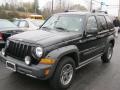 2005 Black Clearcoat Jeep Liberty Renegade 4x4  photo #1