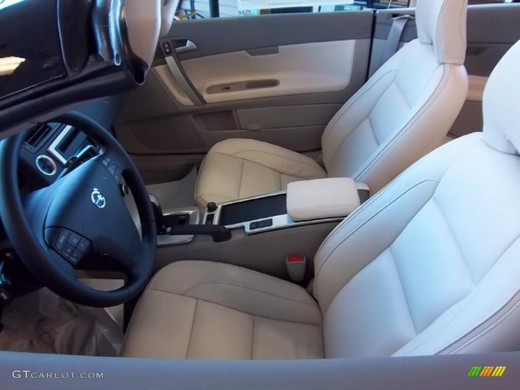 Soverign Hide Calcite Leather/Umbra Brown Interior 2011 Volvo C70 T5 Photo #39647040