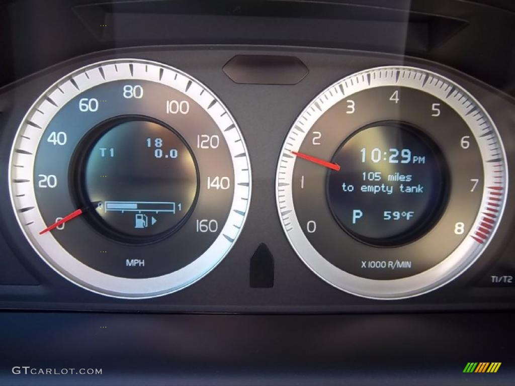 2011 Volvo XC60 T6 AWD Gauges Photo #39647512