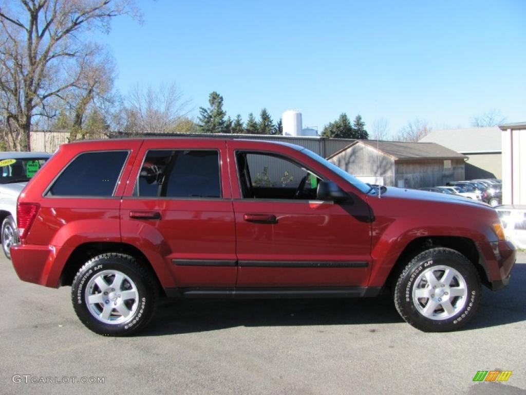 Red Rock Crystal Pearl 2008 Jeep Grand Cherokee Laredo 4x4 Exterior Photo #39648436