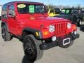 2002 Flame Red Jeep Wrangler Sport 4x4  photo #1
