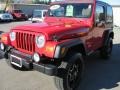 2002 Flame Red Jeep Wrangler Sport 4x4  photo #7