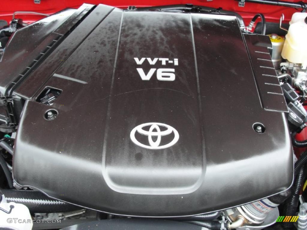 2010 Toyota Tacoma V6 SR5 Double Cab 4x4 Engine Photos