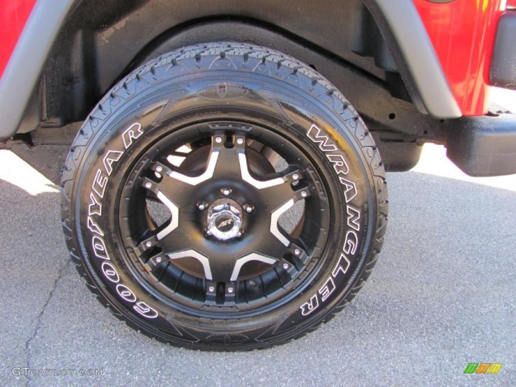 2002 Jeep Wrangler Sport 4x4 Custom Wheels Photo #39648884