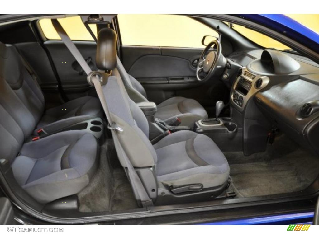 Black Interior 2004 Saturn ION 2 Quad Coupe Photo #39648920