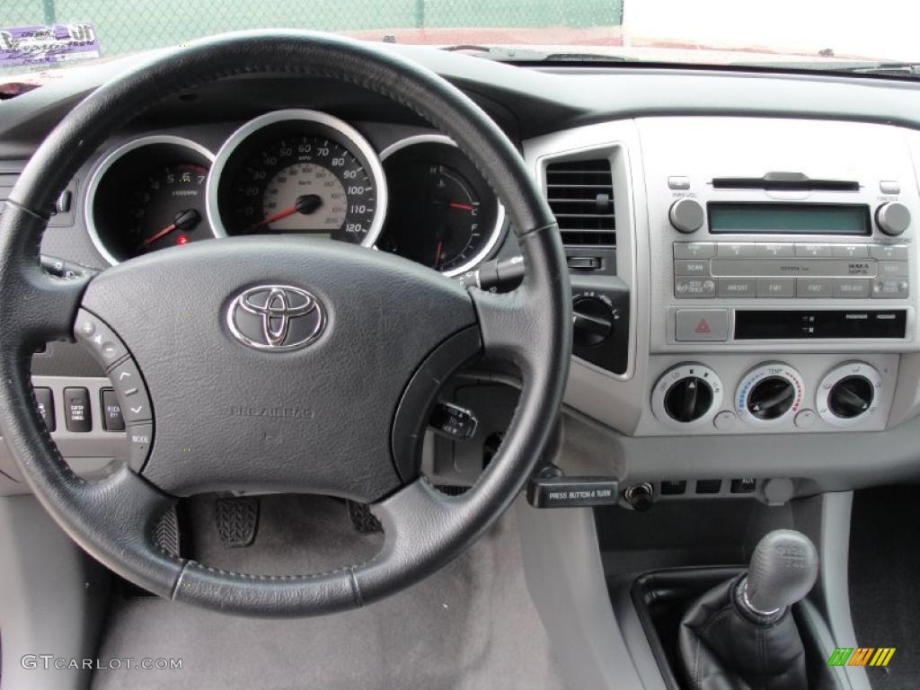 2010 Toyota Tacoma V6 SR5 Double Cab 4x4 Graphite Dashboard Photo #39649076