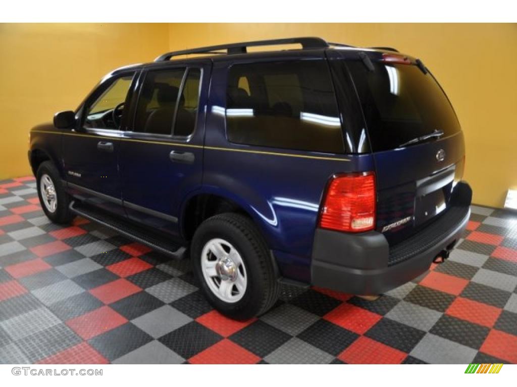 2004 Explorer XLS 4x4 - Dark Blue Pearl Metallic / Medium Parchment photo #3