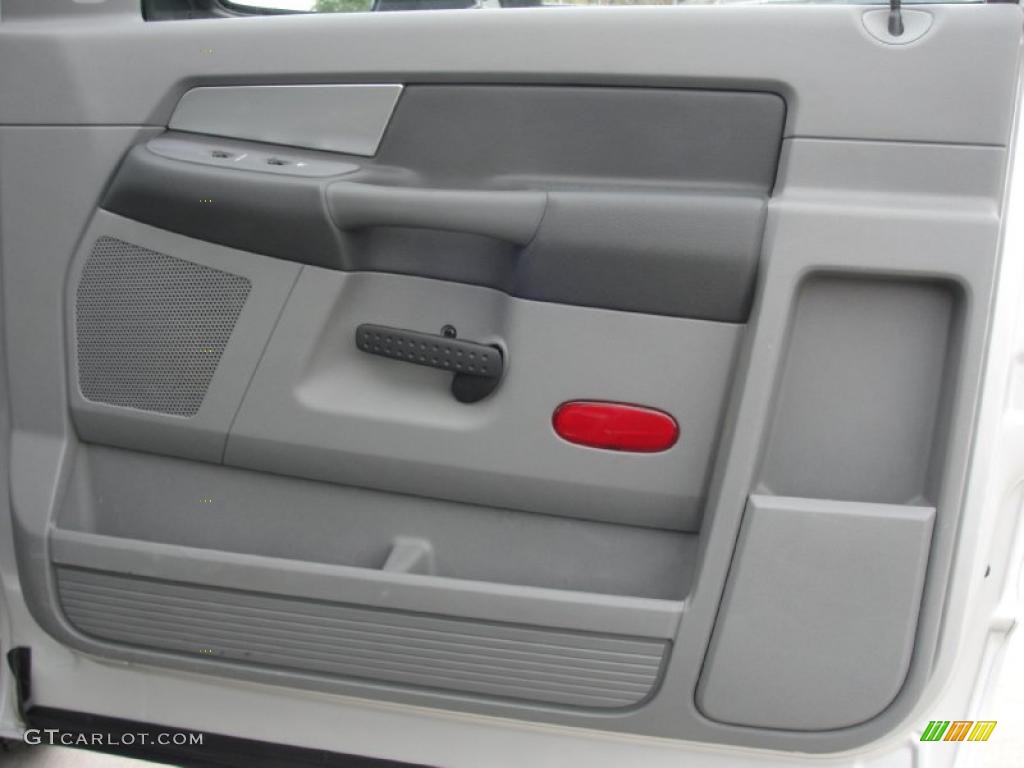 2007 Dodge Ram 3500 SLT Regular Cab 4x4 Dually Medium Slate Gray Door Panel Photo #39650756