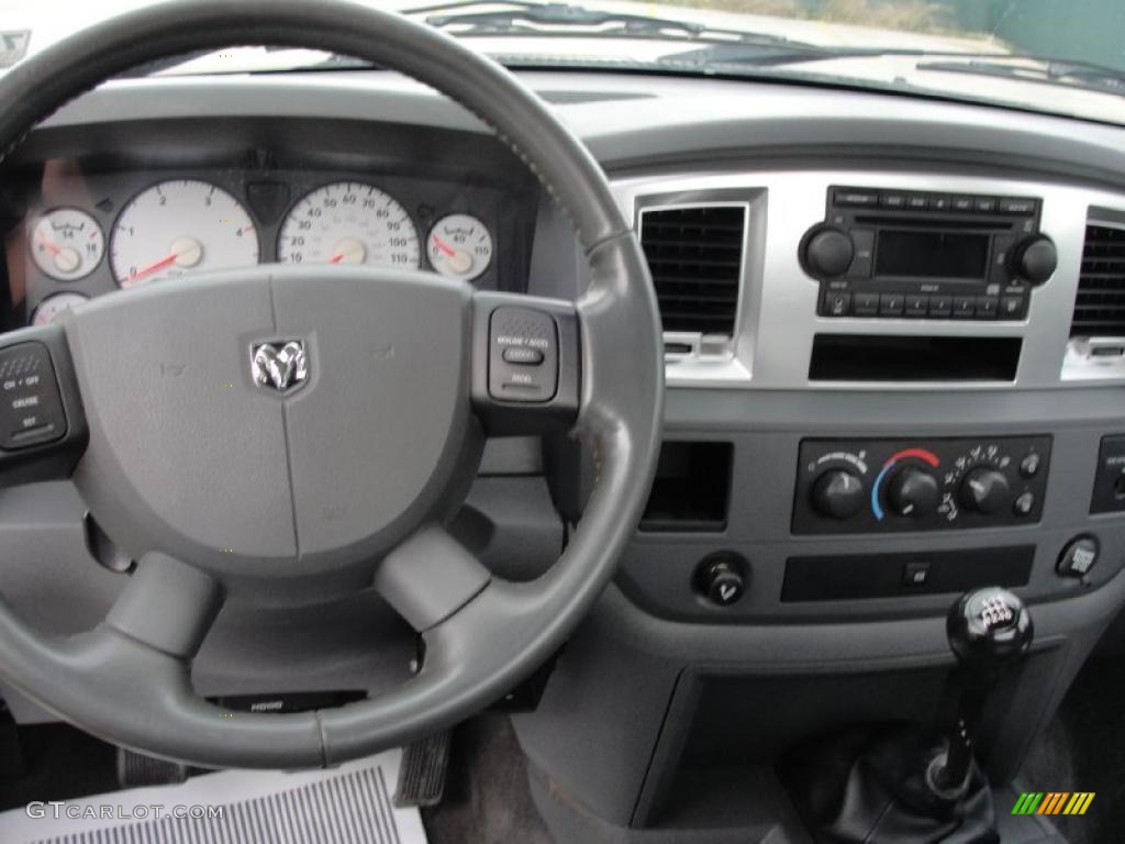 2007 Dodge Ram 3500 SLT Regular Cab 4x4 Dually Medium Slate Gray Dashboard Photo #39650864