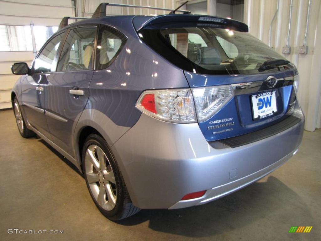 2010 Impreza Outback Sport Wagon - Newport Blue Pearl / Ivory photo #3